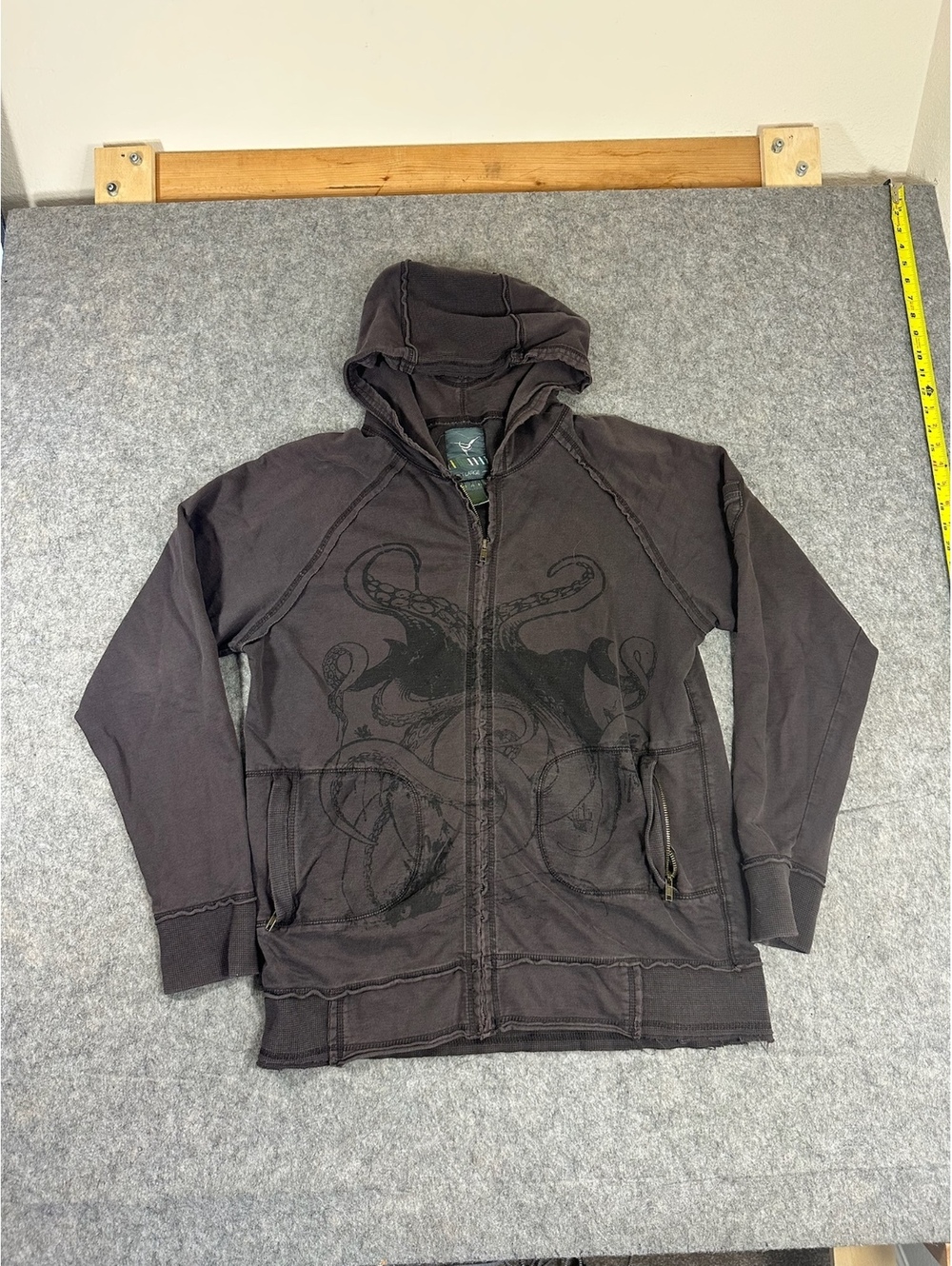 Vintage Y2K Zip Up Hoodie Mens Size XL